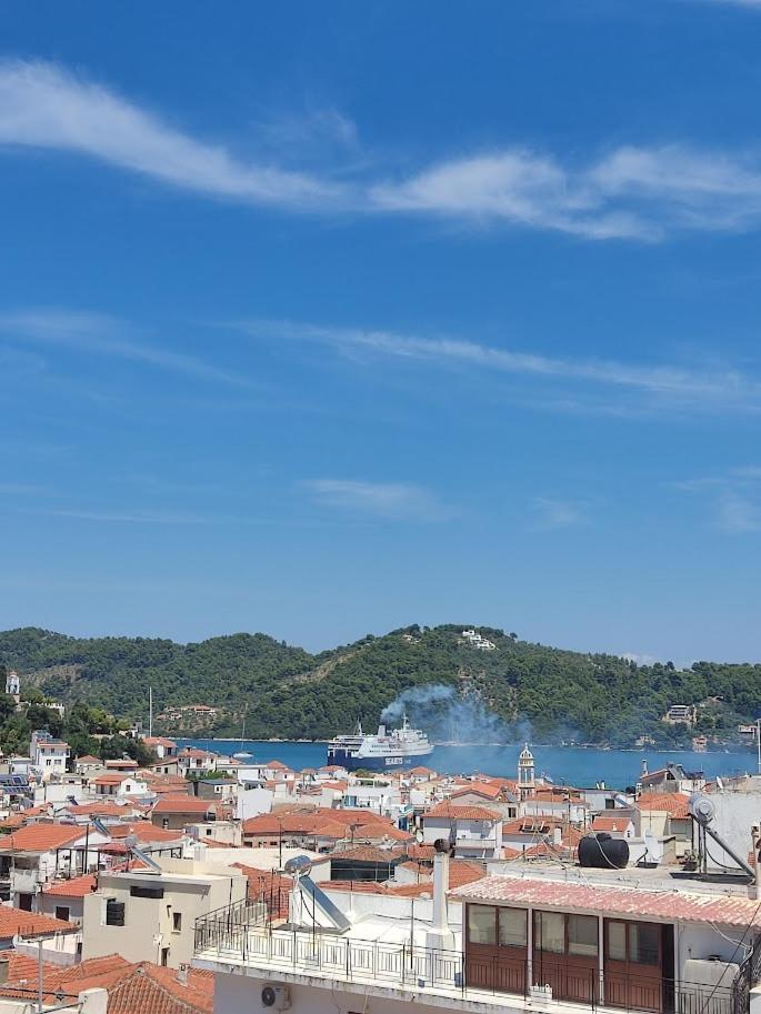 Villa Kaldera Città di Skiathos Esterno foto